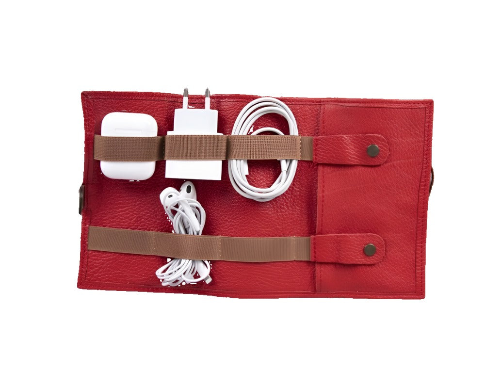 Leather Cable Organizer