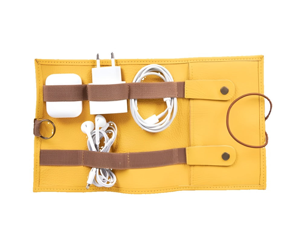 Leather Cable Organizer FL12