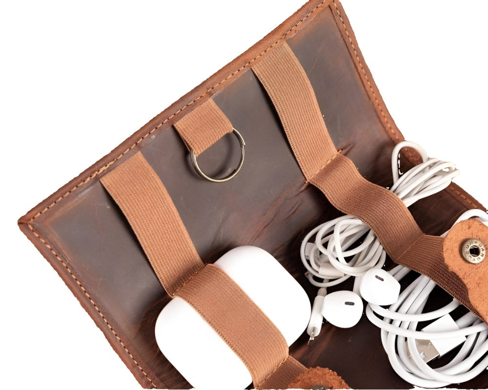 Leather Cable Organizer