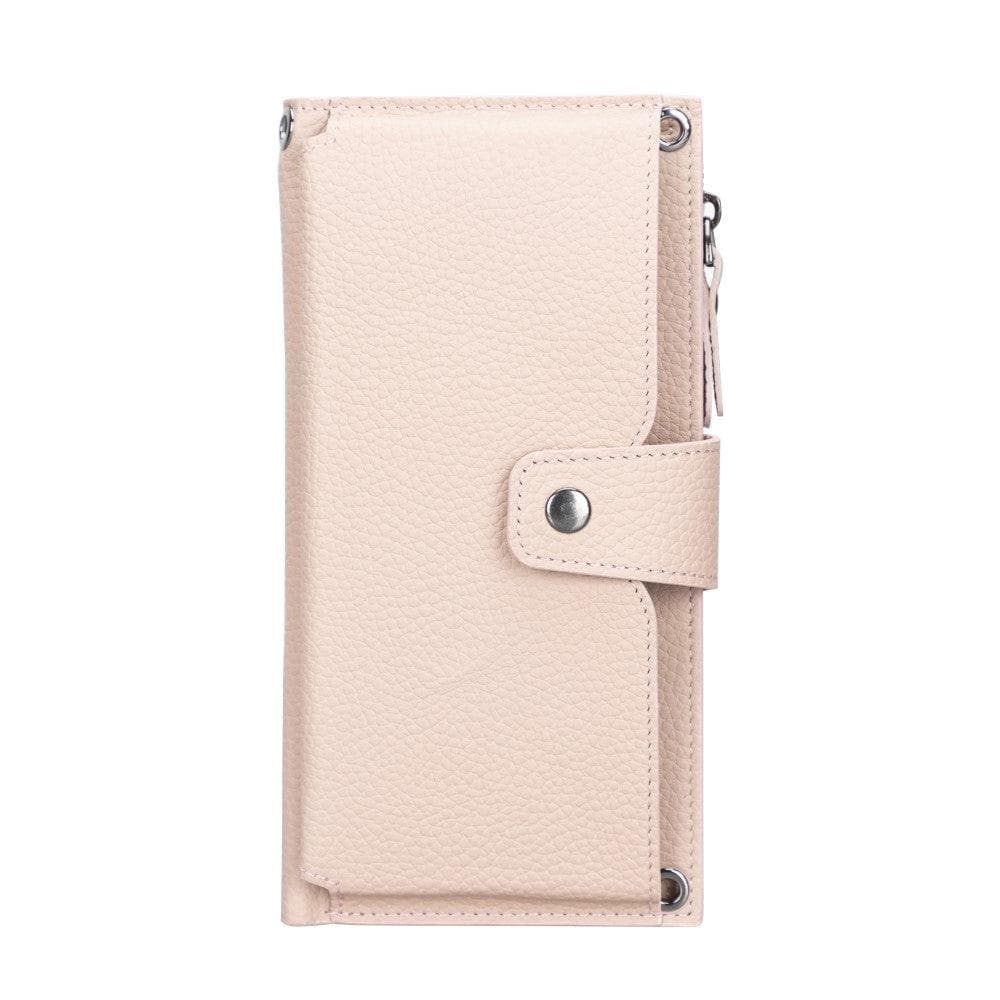 Lozan Leather Strap Wallet Pink Bouletta