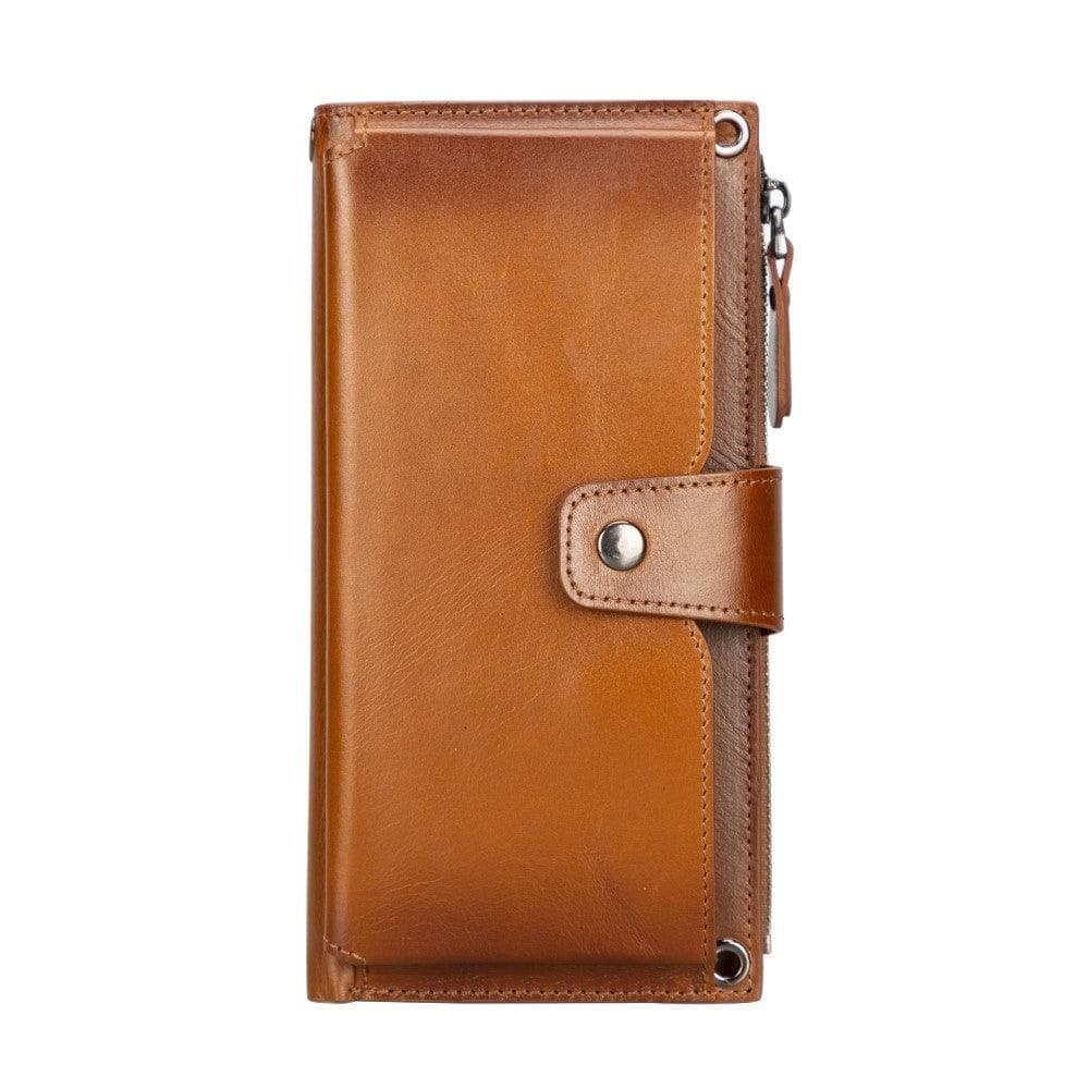 Lozan Leather Strap Wallet Tan Bouletta