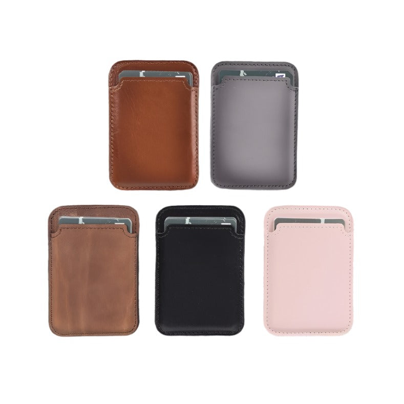 Maggy NE Magnetic Leather Card Holder