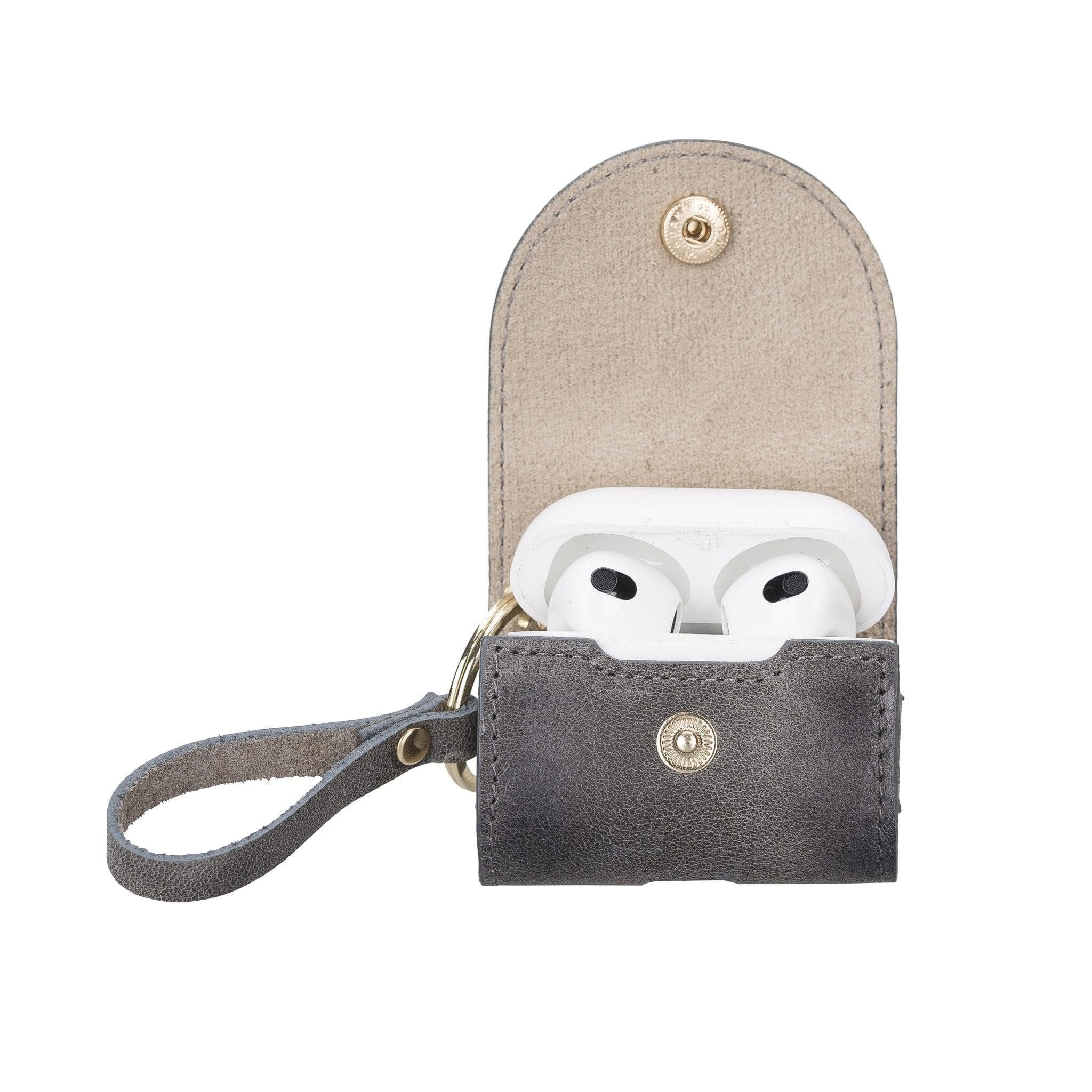 B2B -Mai Snap AirPods 3 Leather Case with Hook