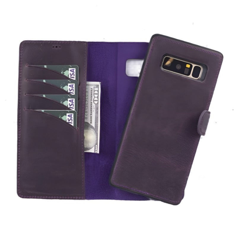 Samsung Galaxy Note 9 Series Detachable Leather Case / MW Samsung Note 9 / Antic Purple