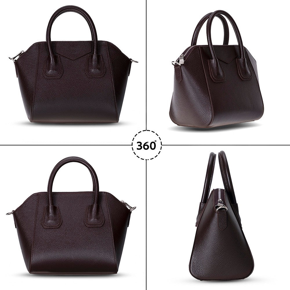 Leather Women's Bag, Small - Lorenza