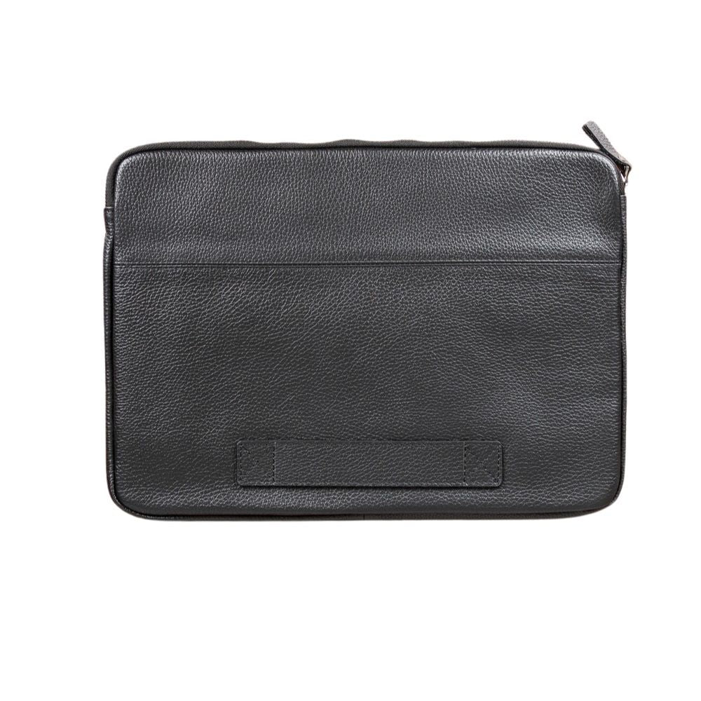 Schlanke Laptop-/Tablet-Tasche aus Leder – Awe