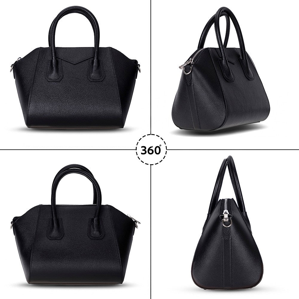 Leather Women's Bag, Small - Lorenza