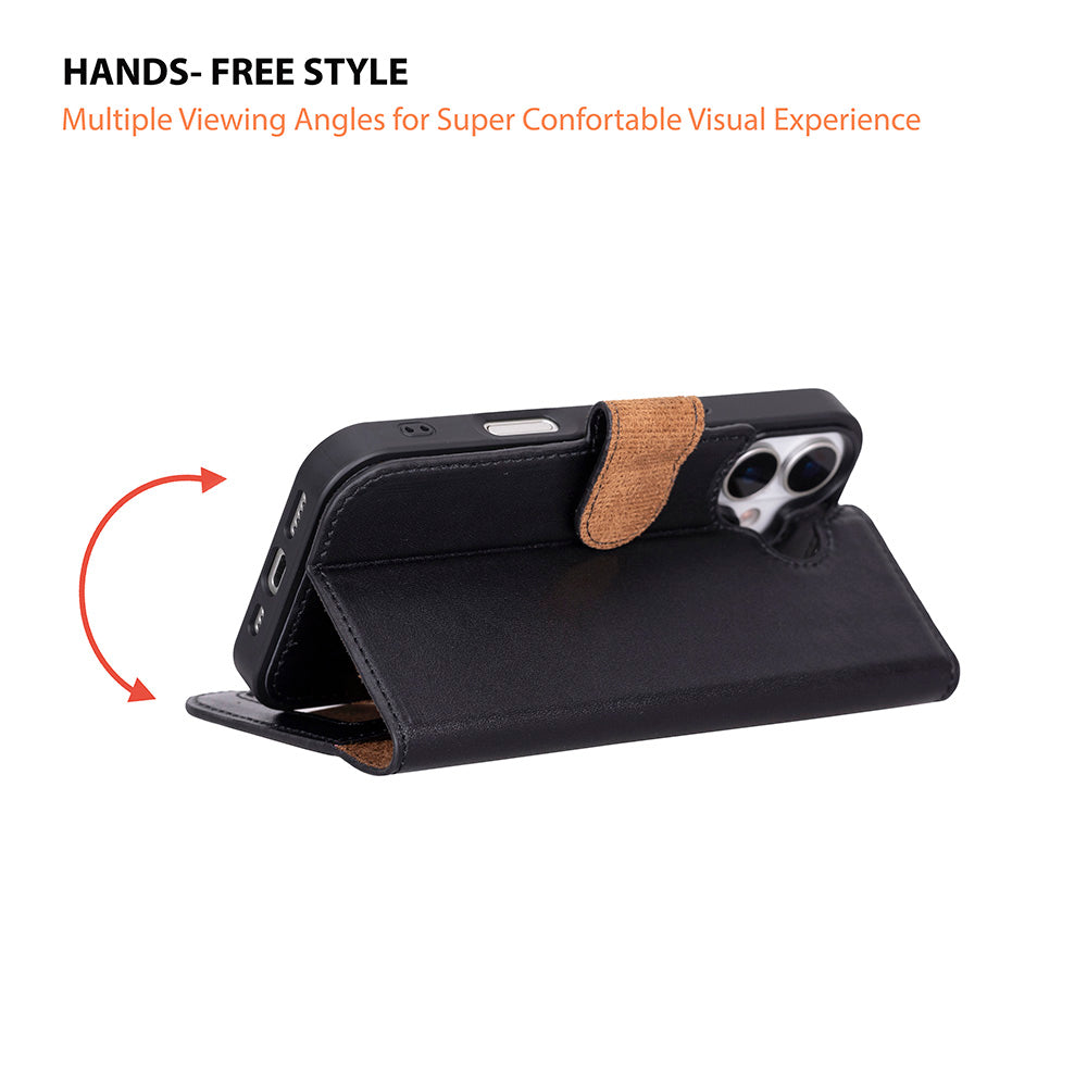 iPhone 17 Leather Detachable Wallet Case - Magic Wallet