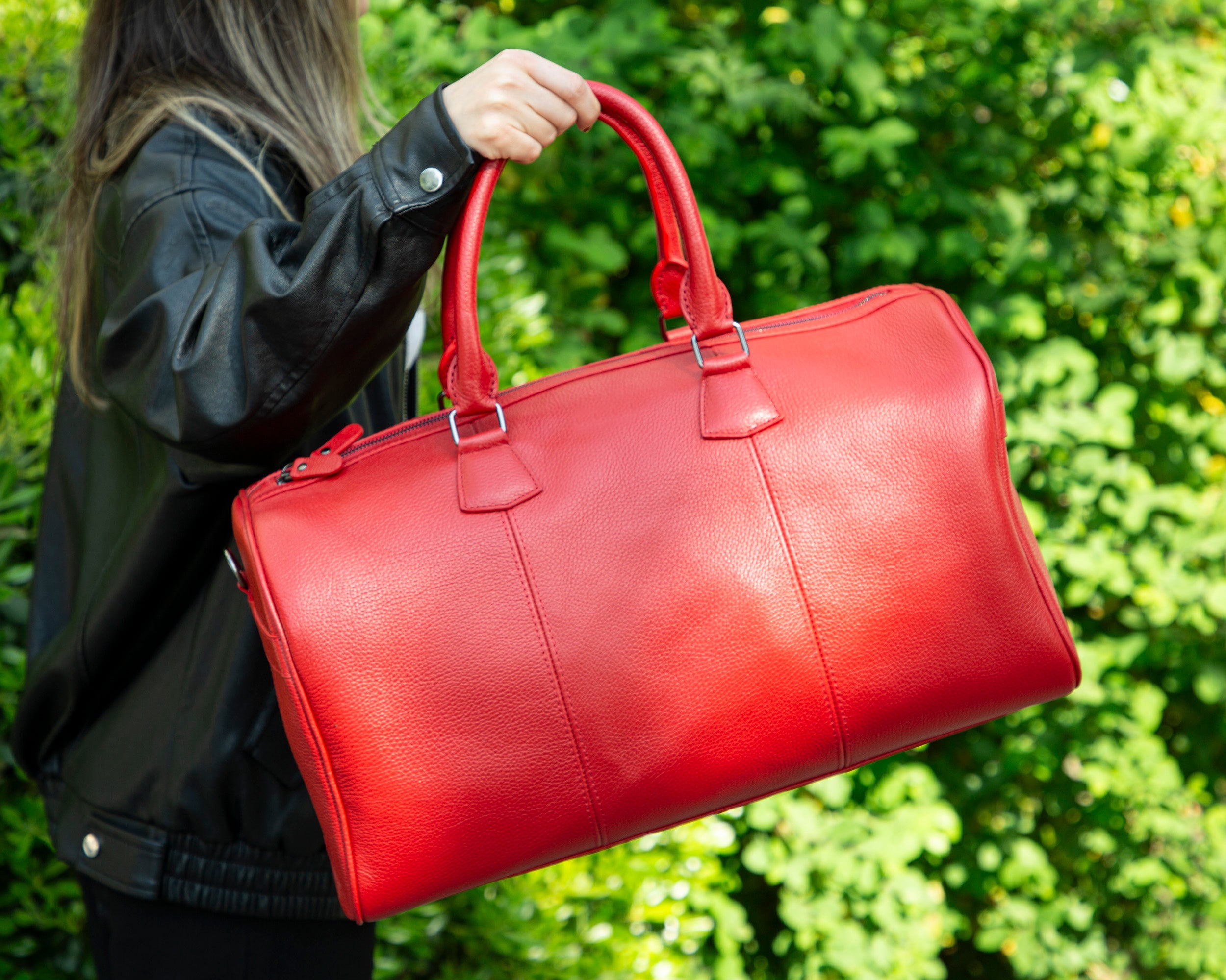 Wochenend-Reisetasche aus Leder – Dolly