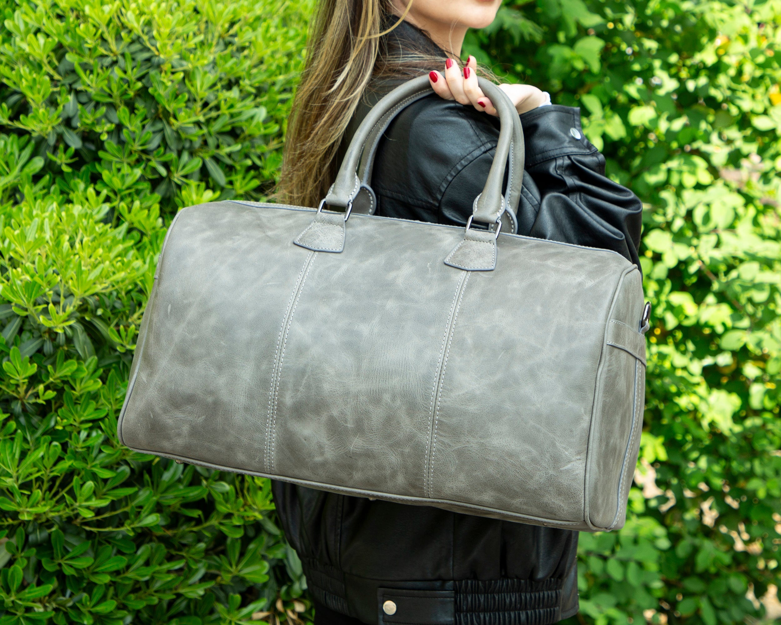 Wochenend-Reisetasche aus Leder – Dolly