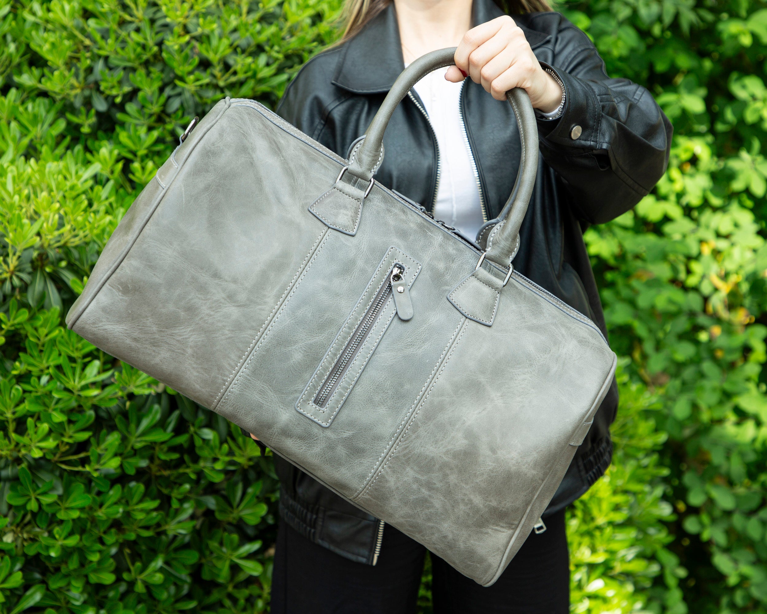 Wochenend-Reisetasche aus Leder – Dolly