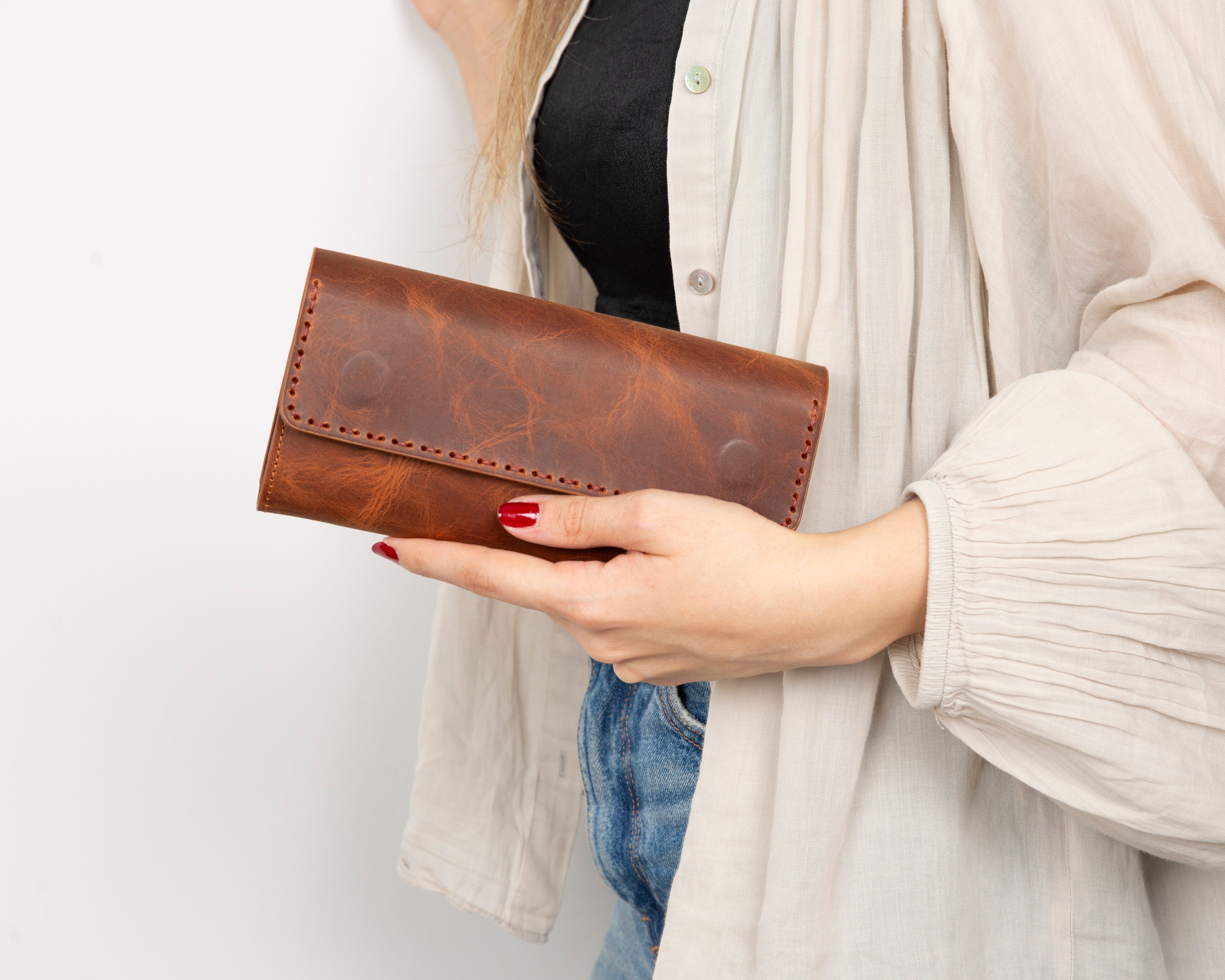 Leather Women's Wallet - Noble