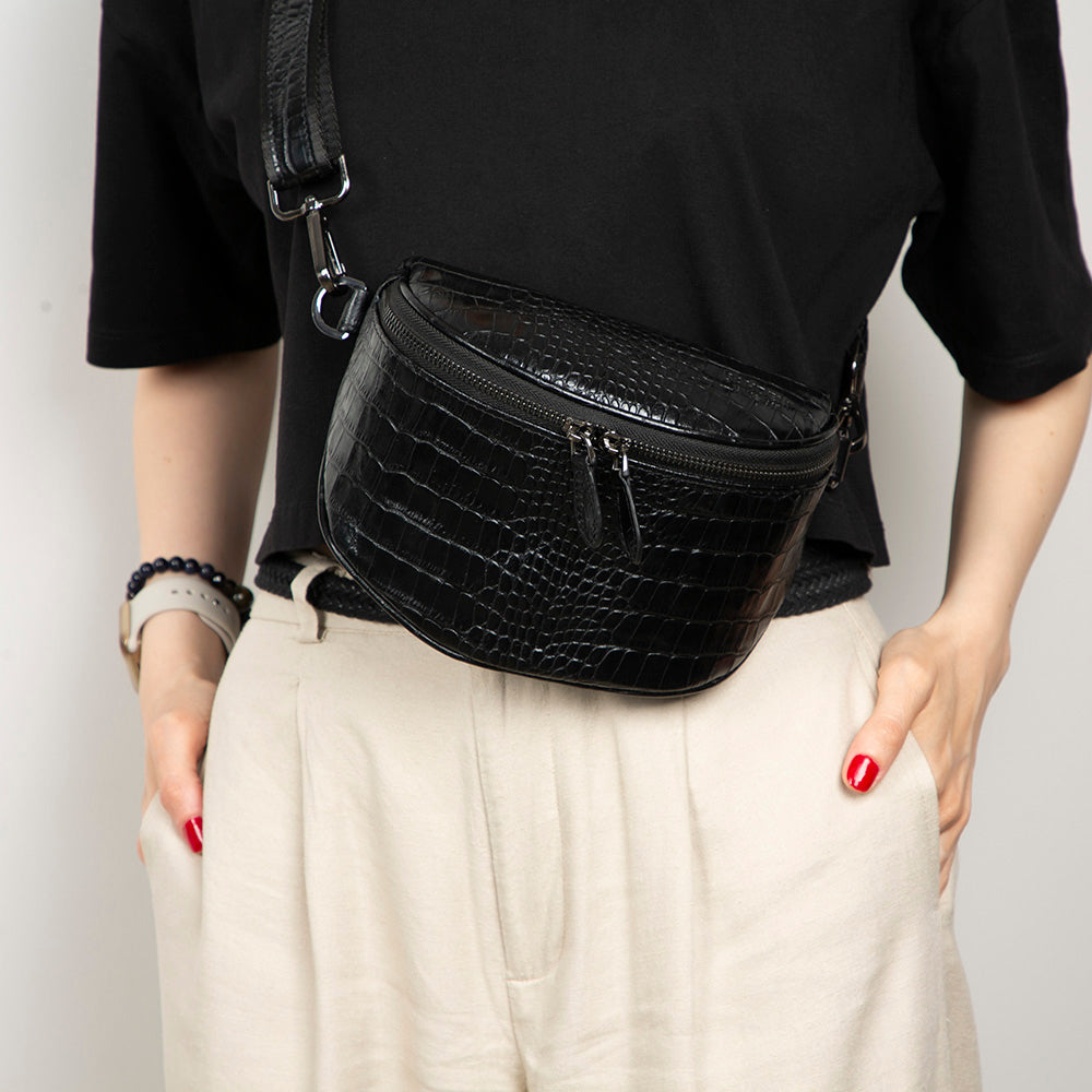 Leather Crossbody Bag - Alora