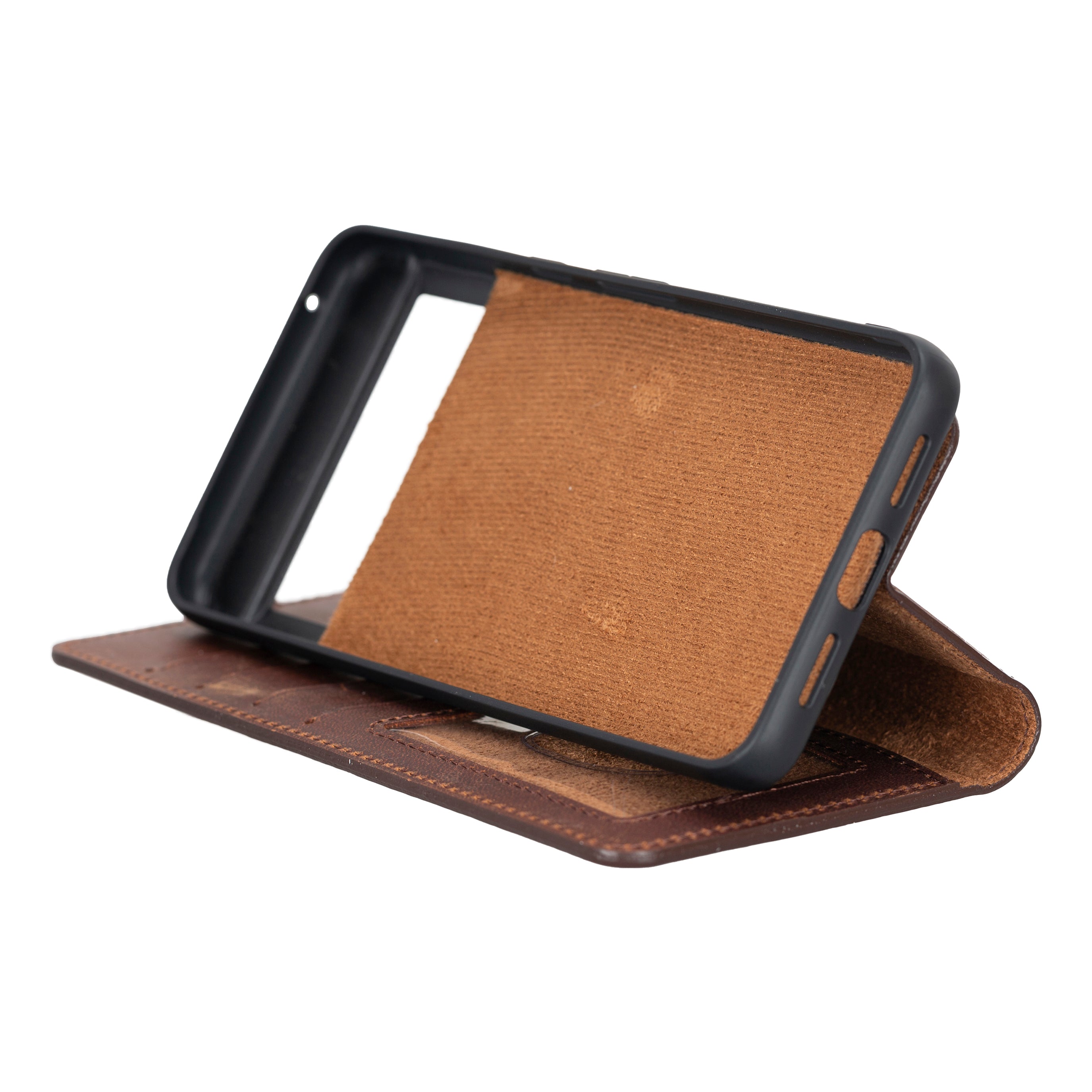 Google Pixel 8 Pro Detachable Leather Wallet Case -  Magic Wallet