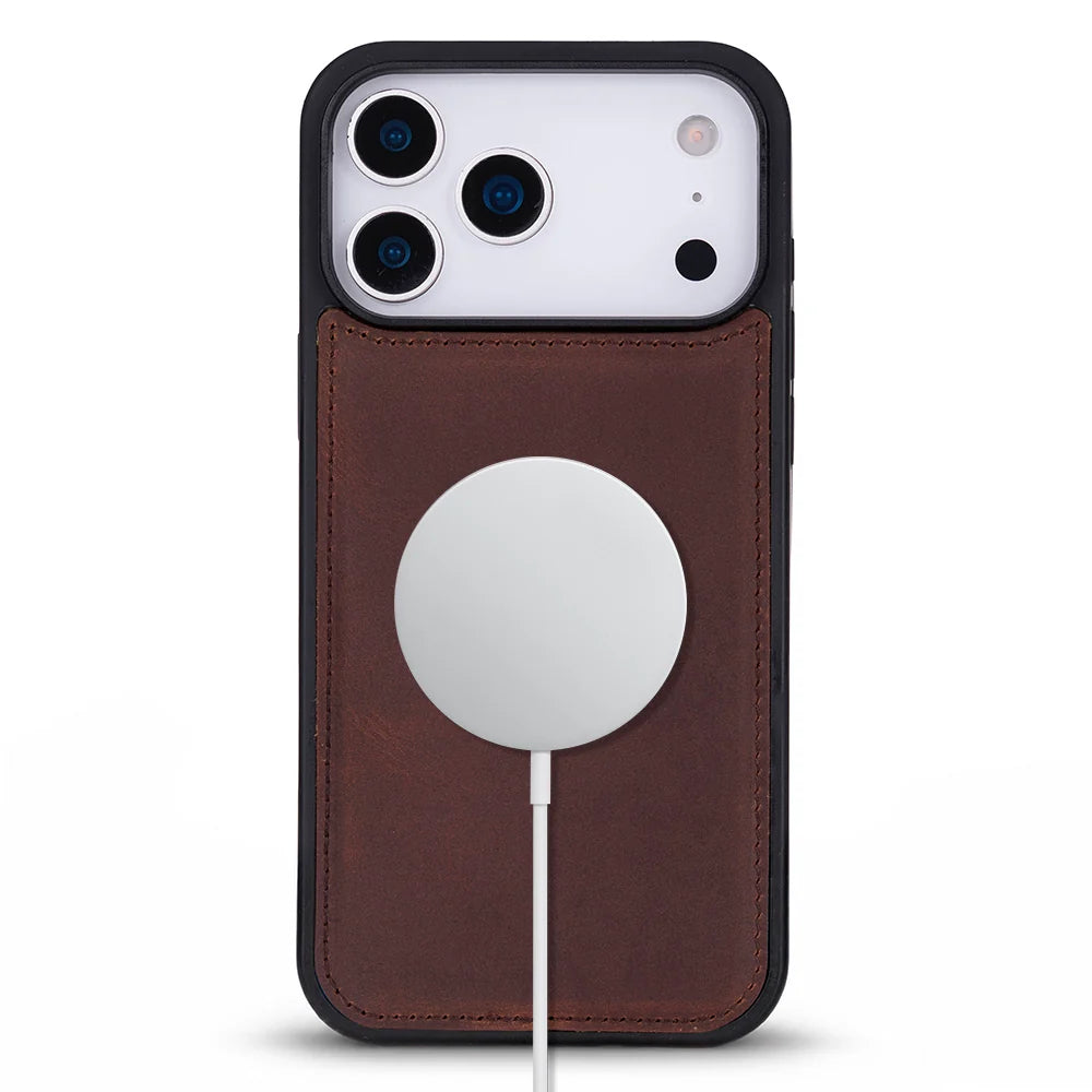iPhone 17 Pro Max Leather Case - Flex Cover