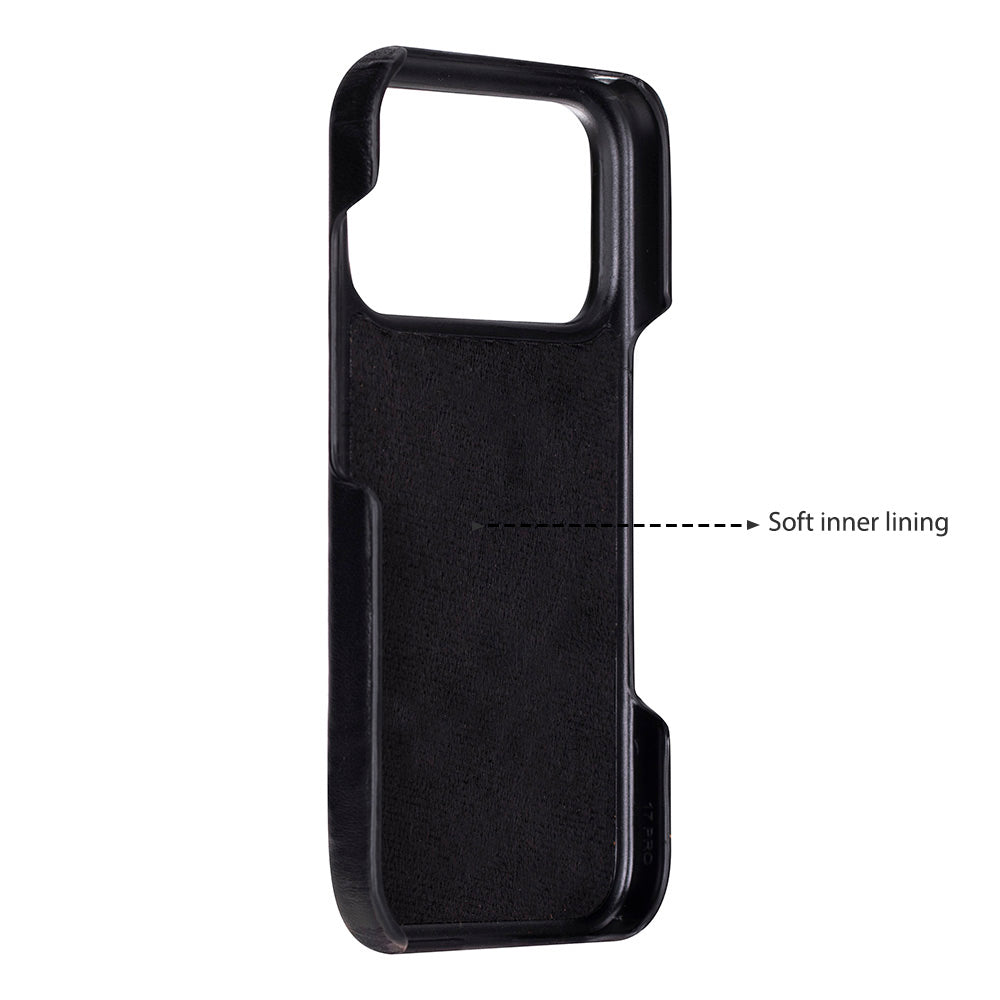 Leather iPhone 17 Pro Case - UJ