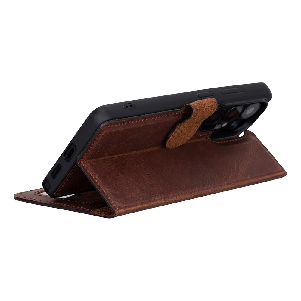 Magic Samsung Galaxy S26 Detachable Leather Wallet Case