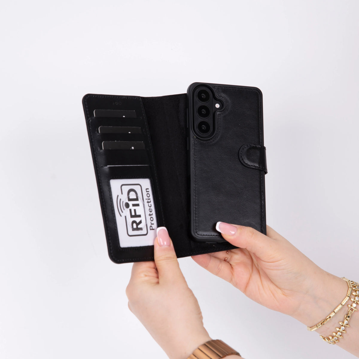 Magic Samsung Galaxy S26 Detachable Leather Wallet Case