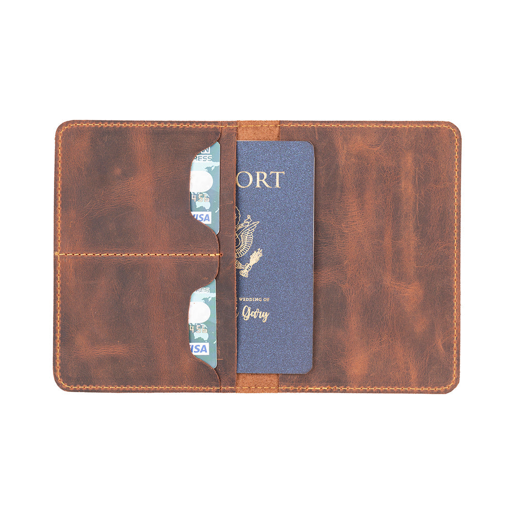 Leather Passport Wallet - Viaggio