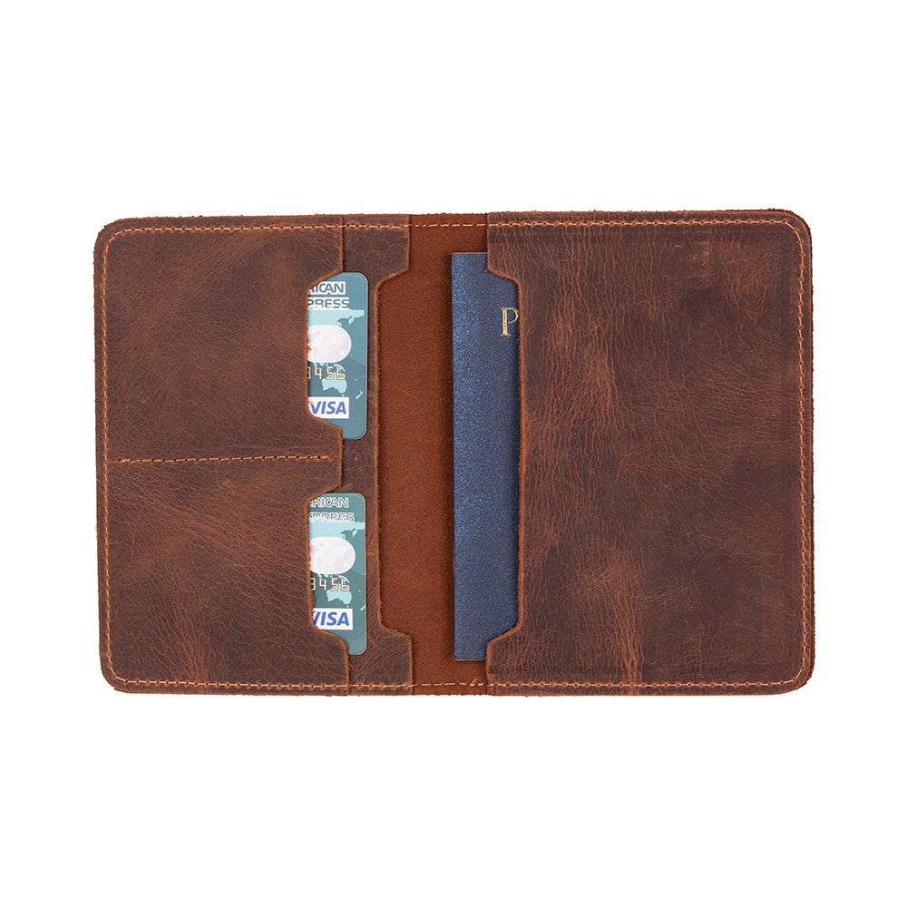 Leather Passport Wallet - Avventura