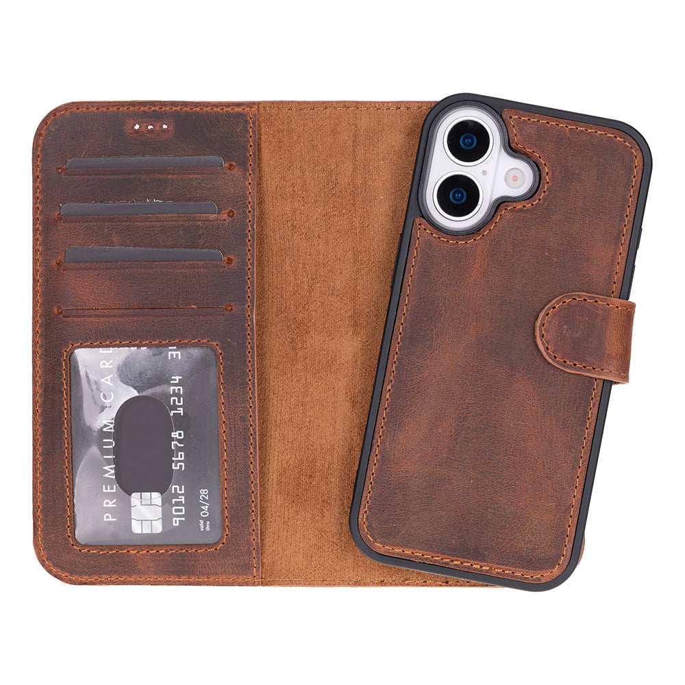 iPhone 17 Leather Detachable Wallet Case - Magic Wallet