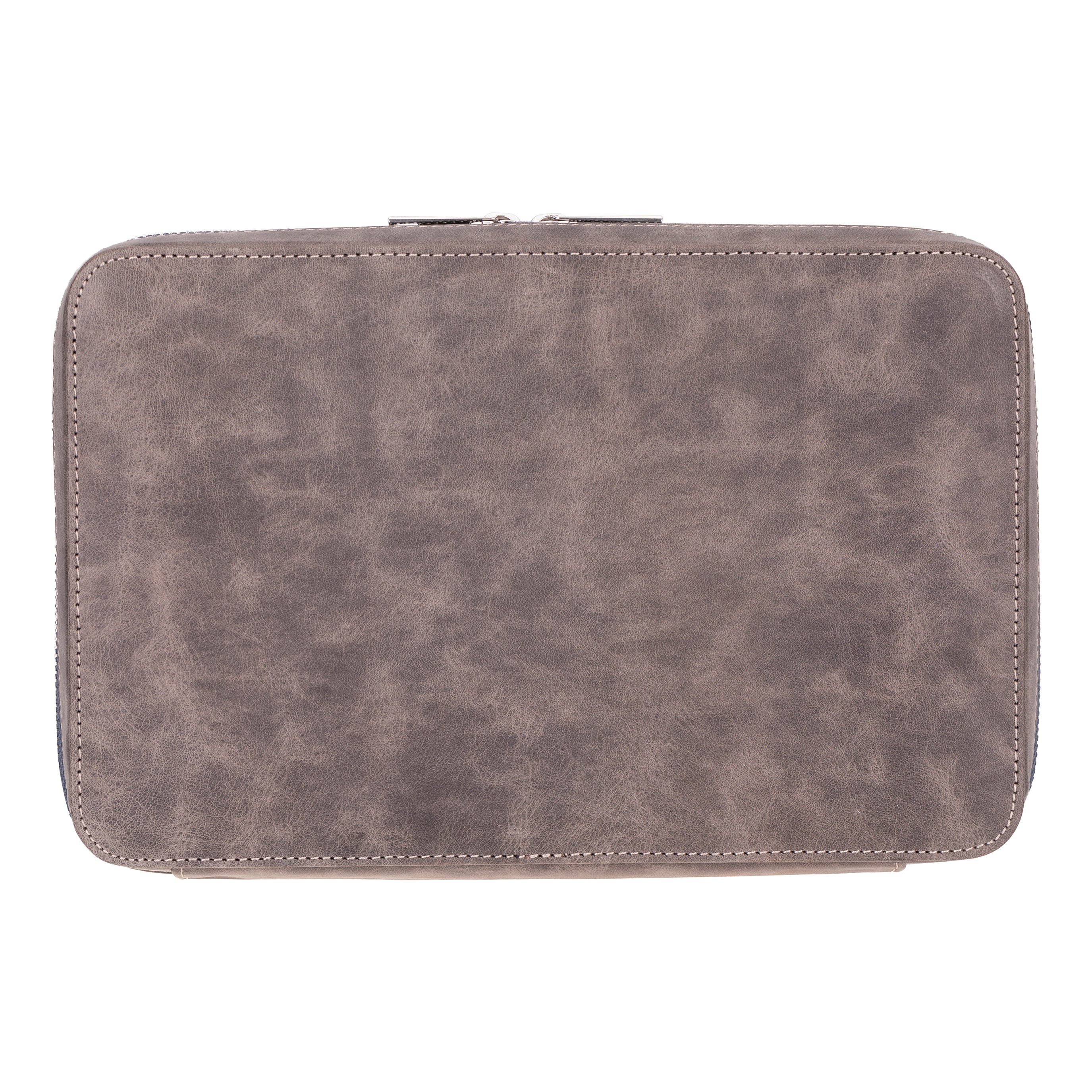 Organiseur de câbles de voyage en cuir véritable