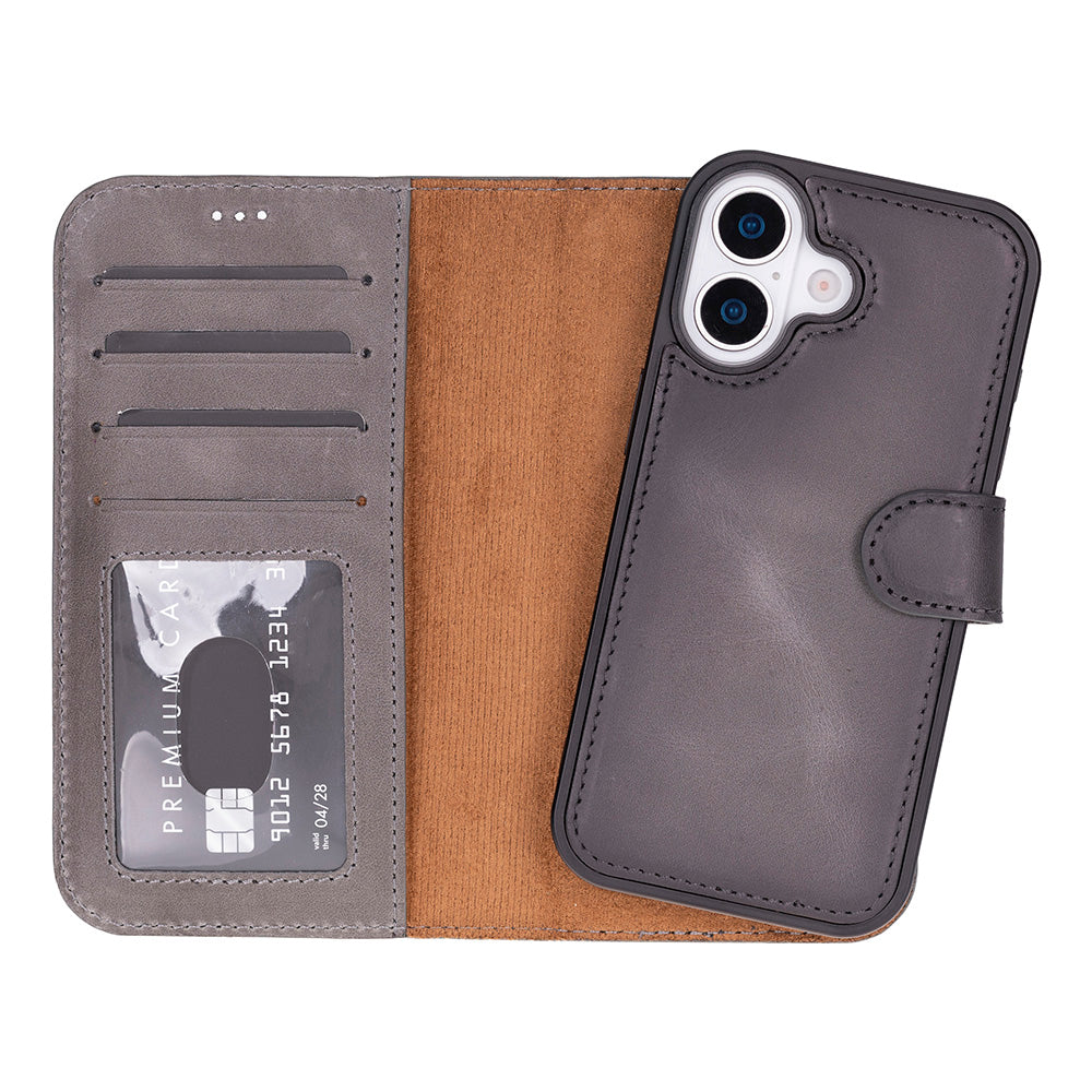 iPhone 17 Leather Detachable Wallet Case - Magic Wallet