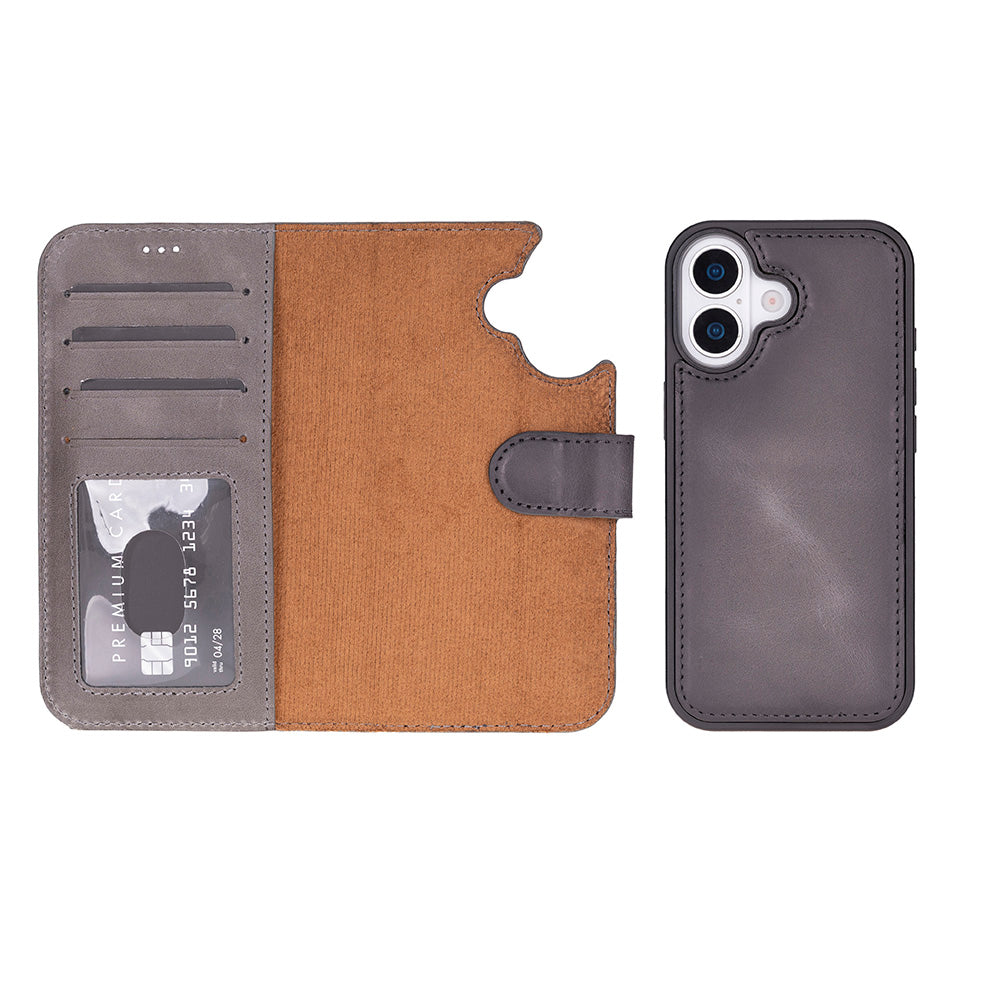 iPhone 17 Leather Detachable Wallet Case - Magic Wallet