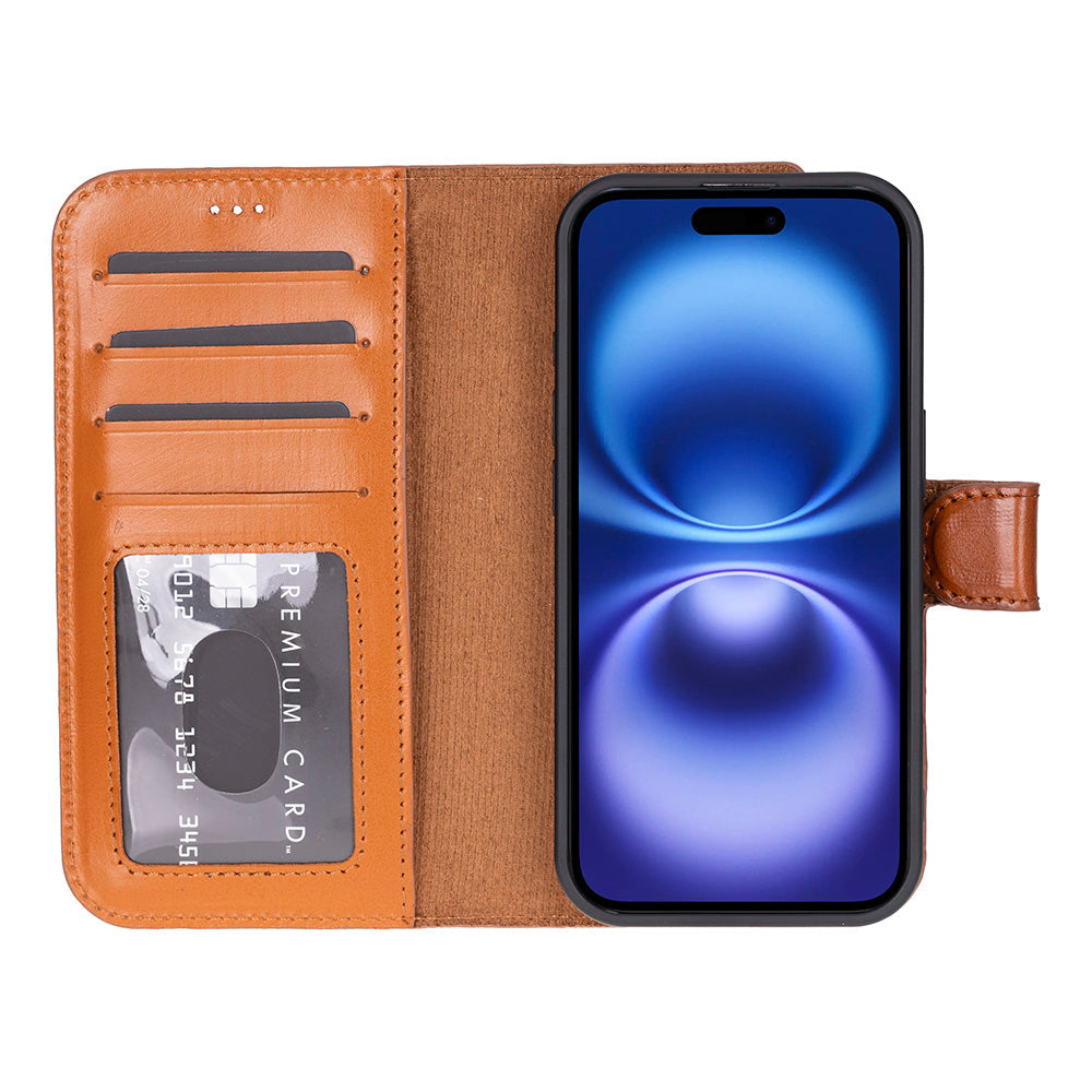iPhone 17 Leather Detachable Wallet Case - Magic Wallet