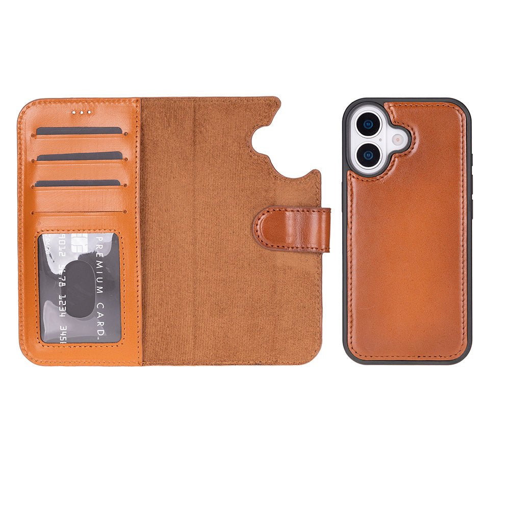 iPhone 17 Leather Detachable Wallet Case - Magic Wallet