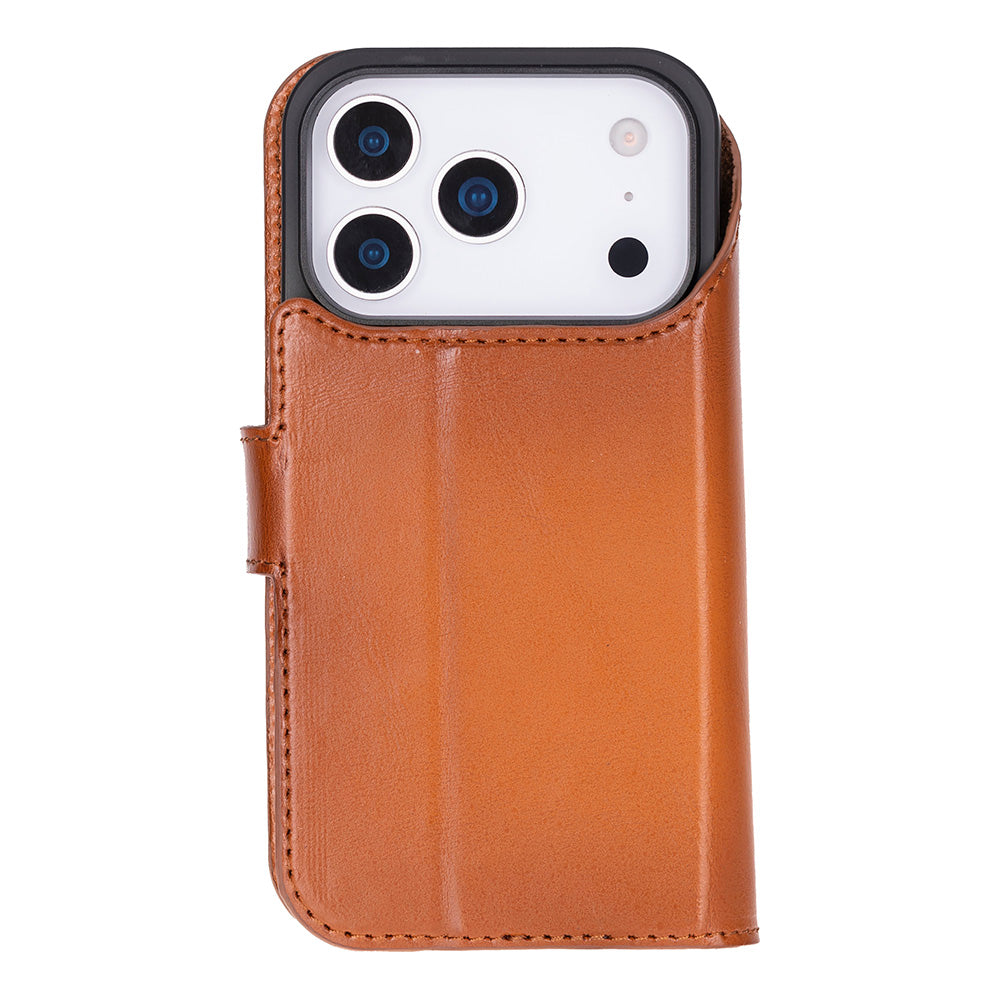 iPhone 17 Pro Leather Detachable Wallet Case - Magic Wallet