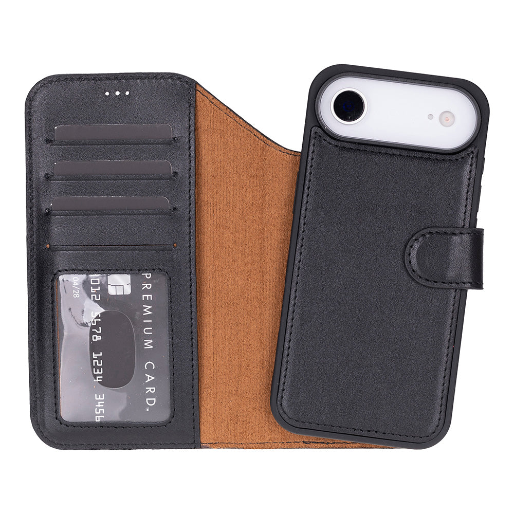 iPhone 17 Air Leather Detachable Wallet Case - Magic Wallet
