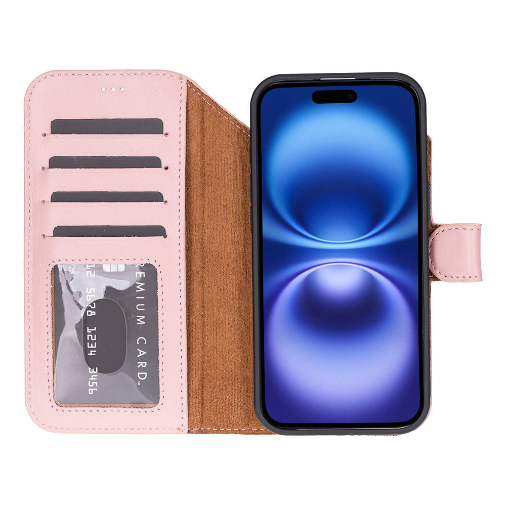 iPhone 17 Air Leather Detachable Wallet Case - Magic Wallet