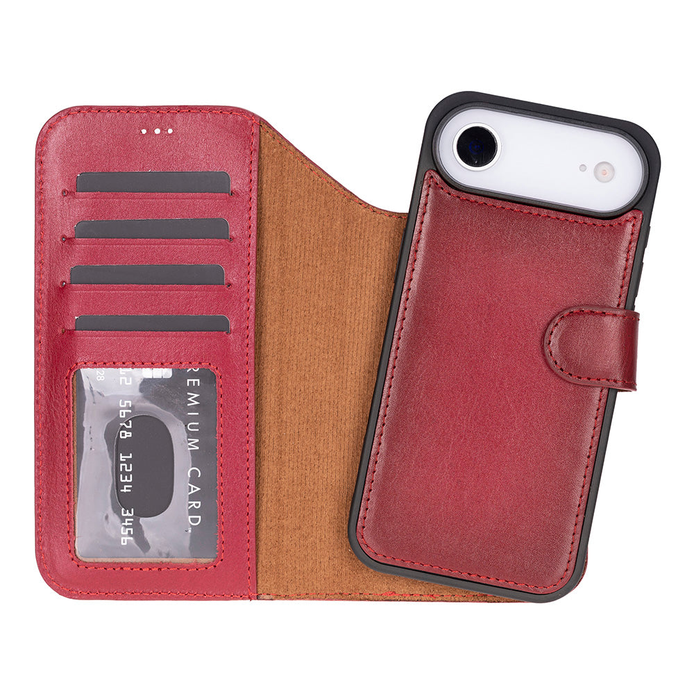 iPhone 17 Air Leather Detachable Wallet Case - Magic Wallet