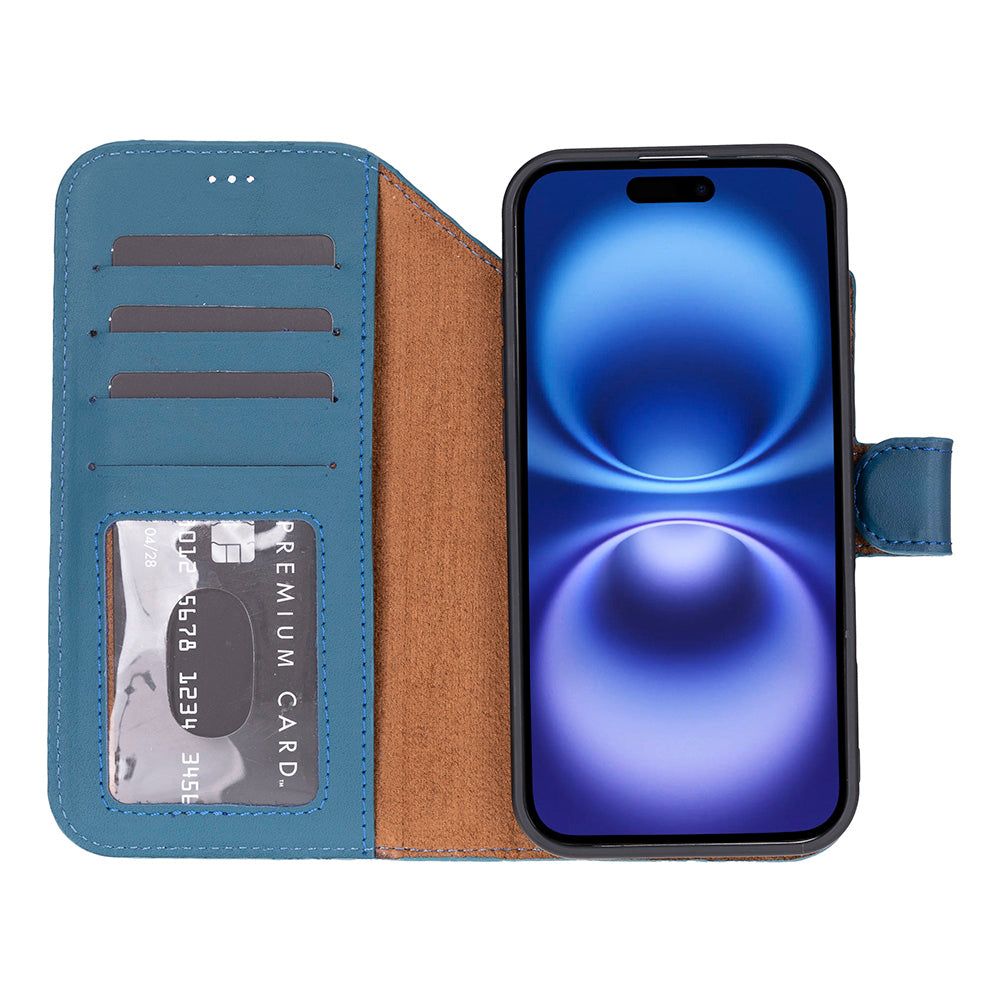 iPhone 17 Air Leather Detachable Wallet Case - Magic Wallet