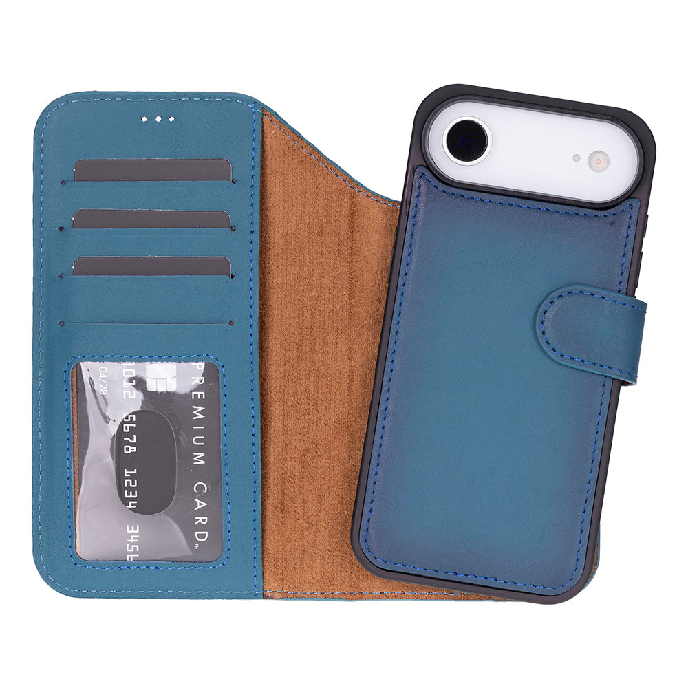 iPhone 17 Air Leather Detachable Wallet Case - Magic Wallet
