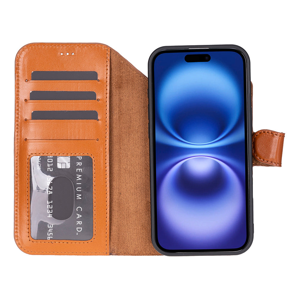 iPhone 17 Air Leather Detachable Wallet Case - Magic Wallet