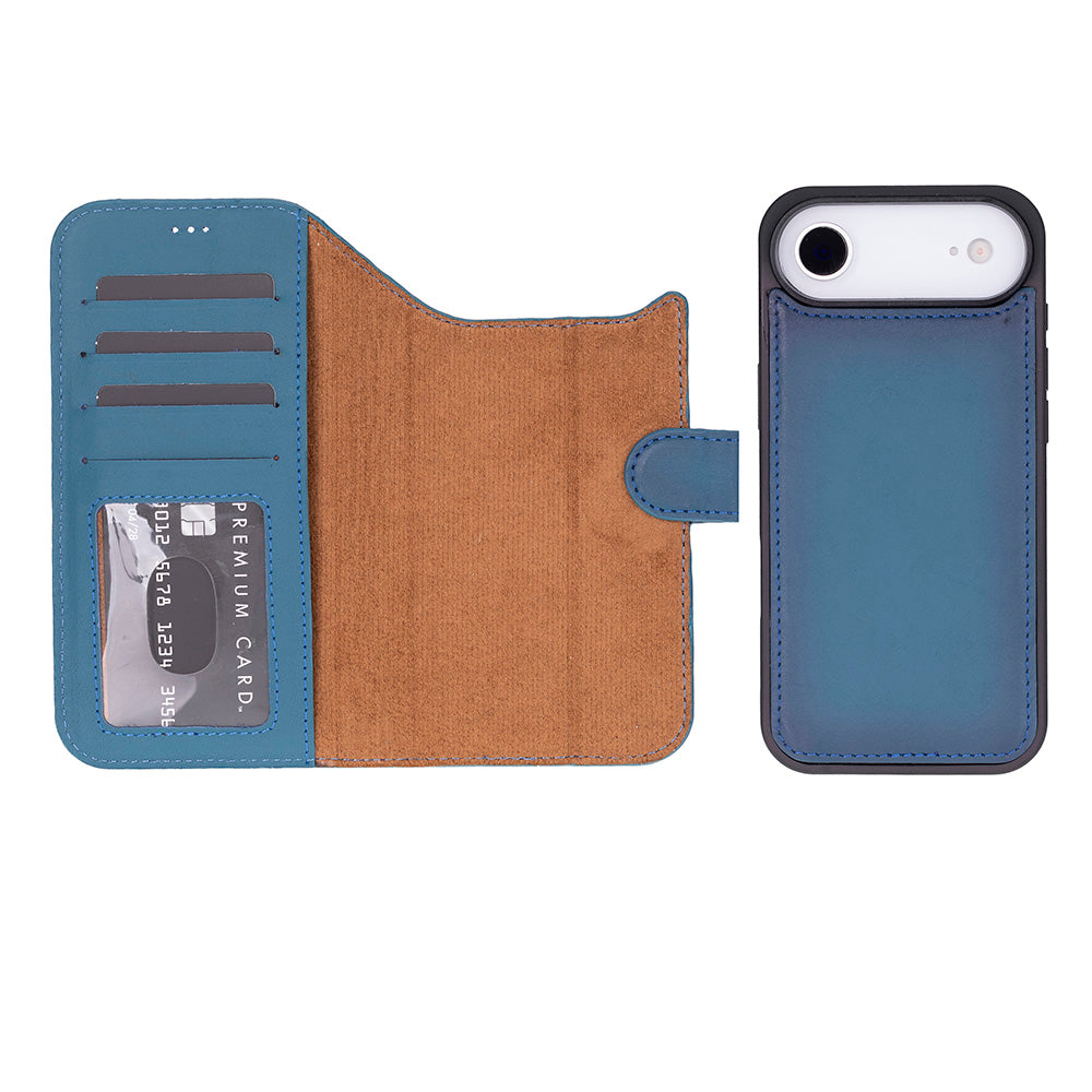 iPhone 17 Air Leather Detachable Wallet Case - Magic Wallet