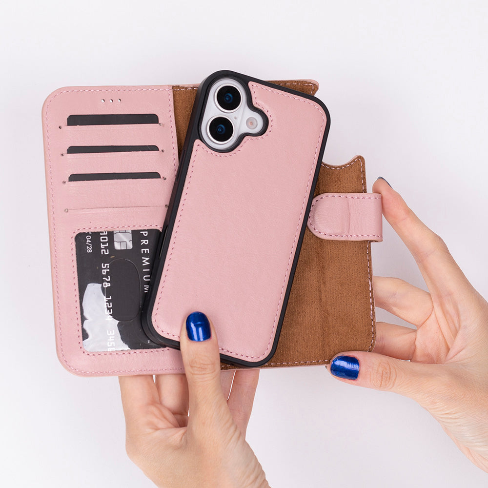 iPhone 17 Leather Detachable Wallet Case - Magic Wallet