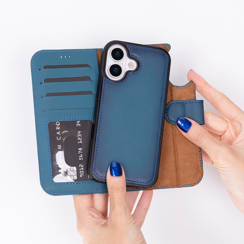 iPhone 17 Leather Detachable Wallet Case - Magic Wallet