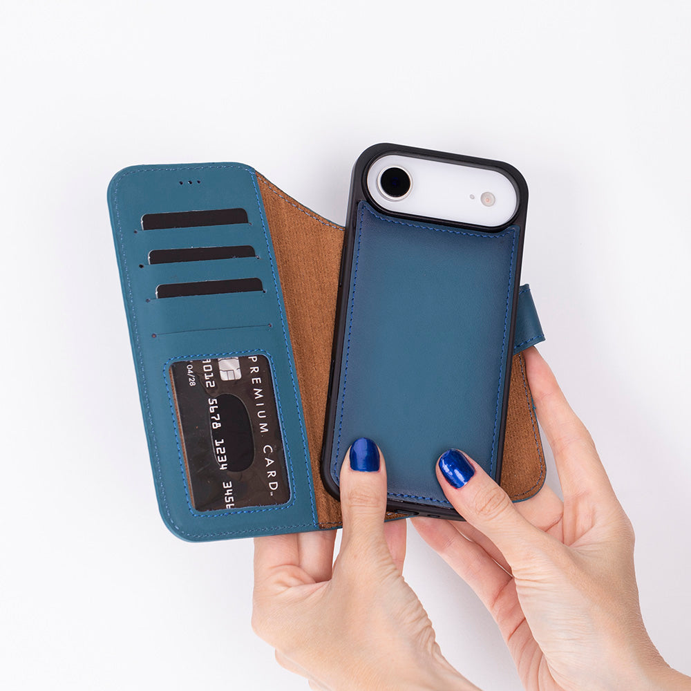 iPhone 17 Air Leather Detachable Wallet Case - Magic Wallet