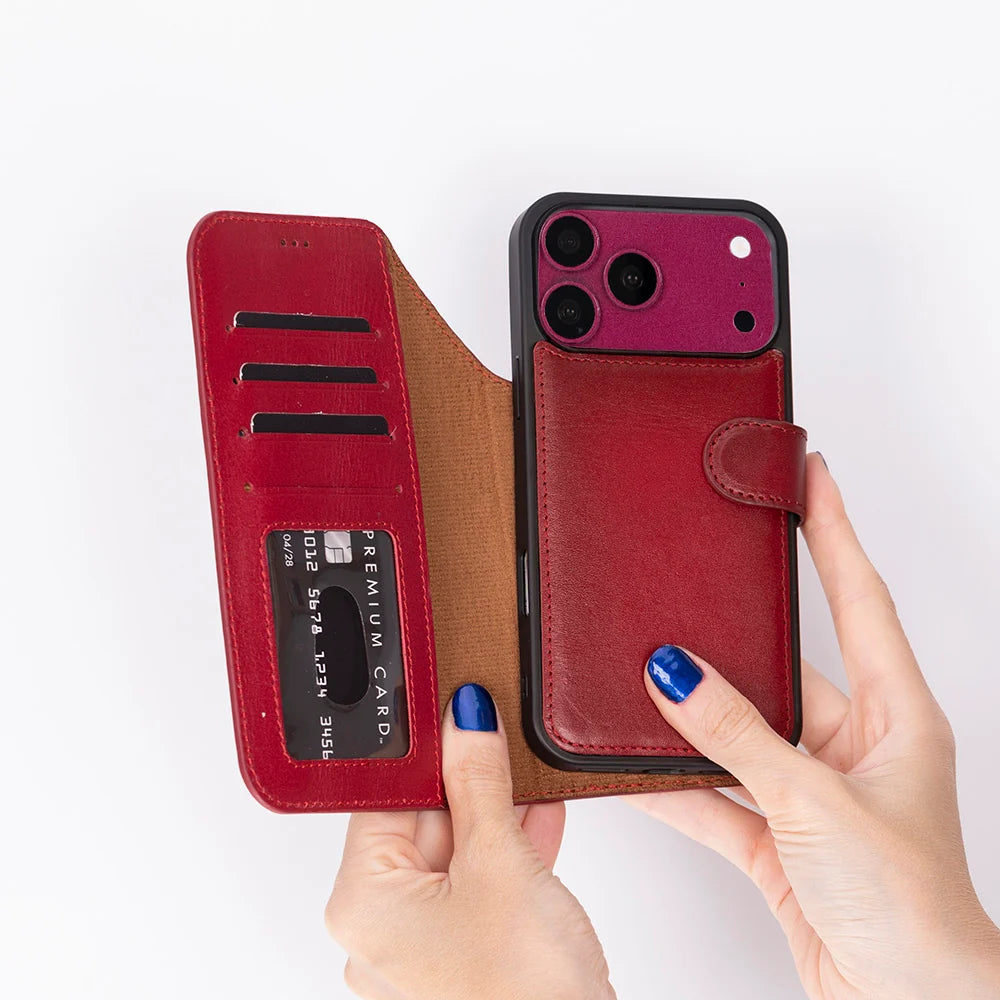 iPhone 18 Pro Leather Detachable Wallet Case - Magic