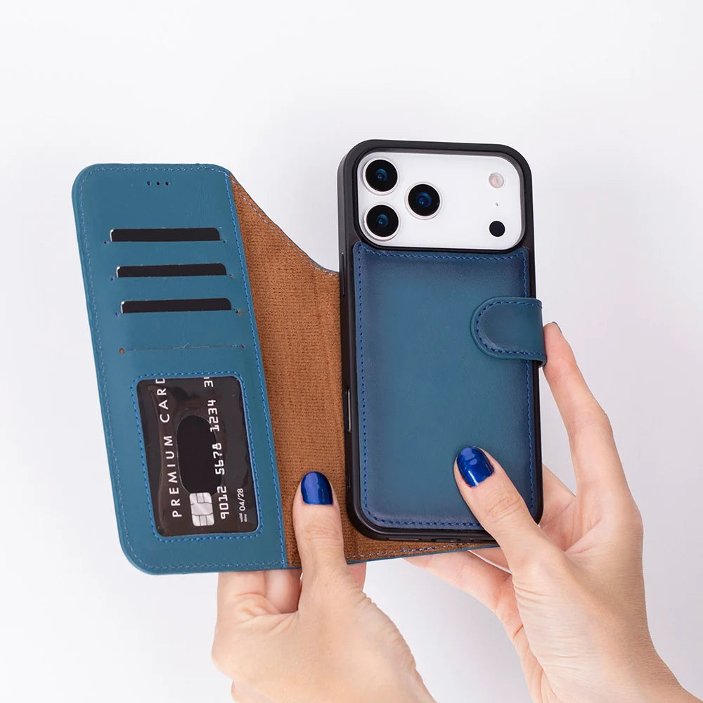 iPhone 18 Pro Max Leather Detachable Wallet Case - Magic