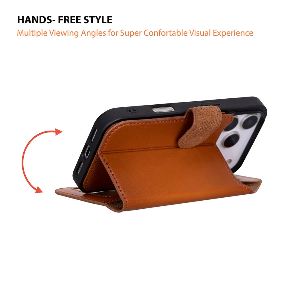 iPhone 18 Pro Max Leather Detachable Wallet Case - Magic