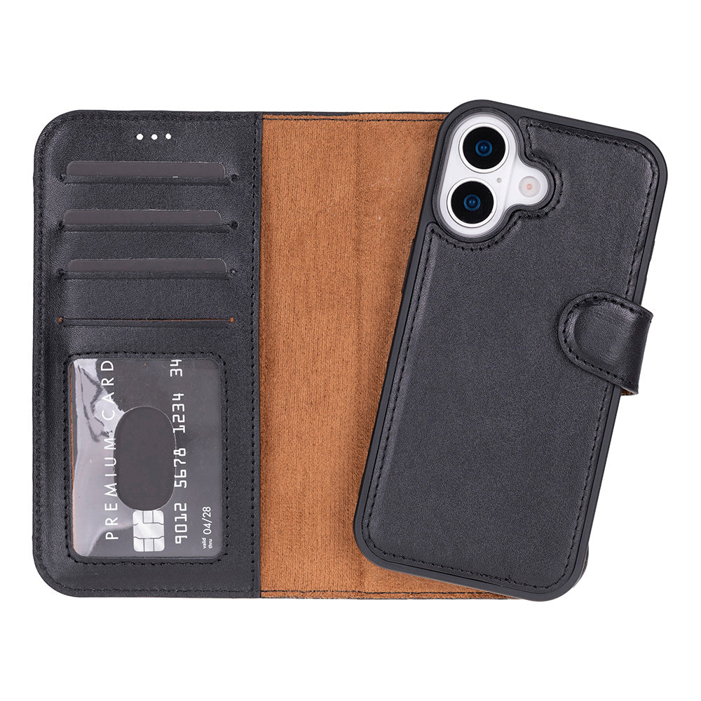 iPhone 17 Leather Detachable Wallet Case - Magic Wallet