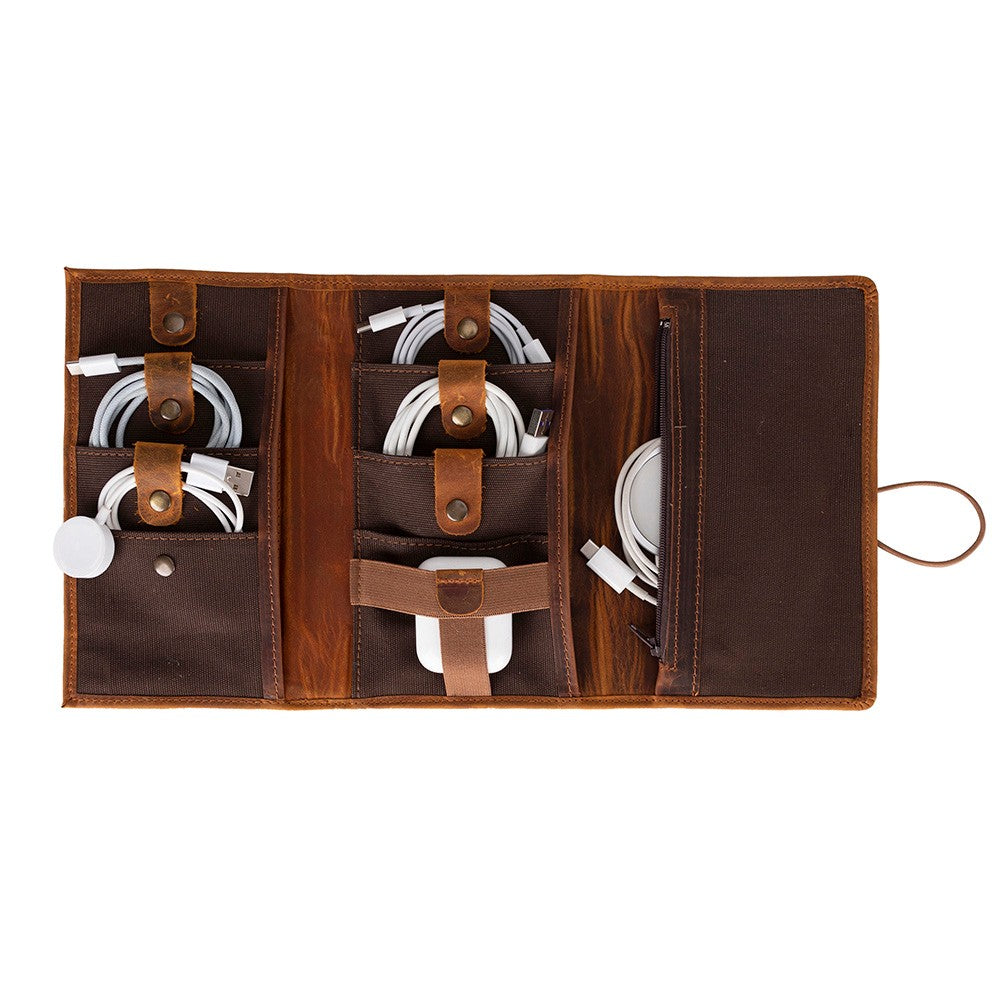 Leather Cable Organizer - Pura