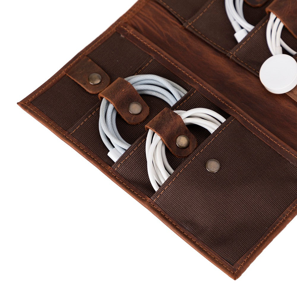 Leather Cable Organizer - Pura