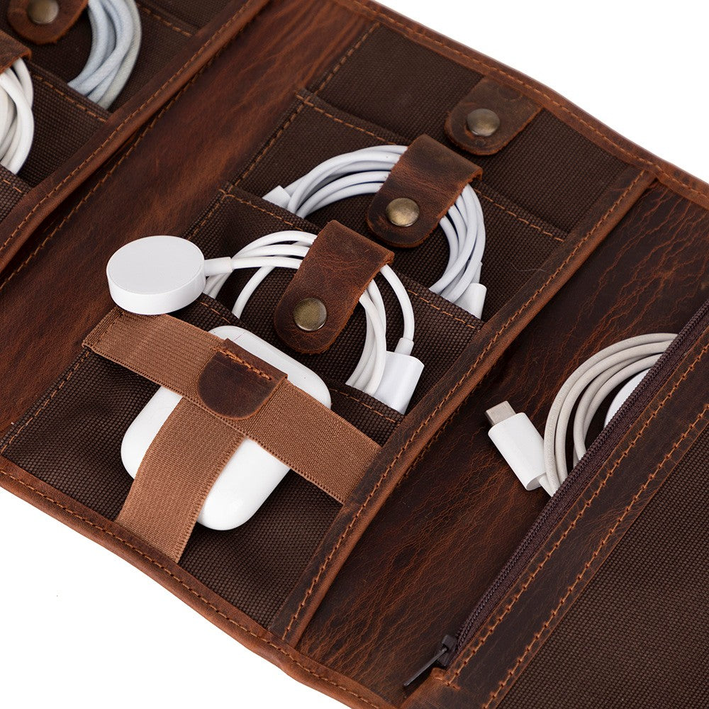 Leather Cable Organizer - Pura