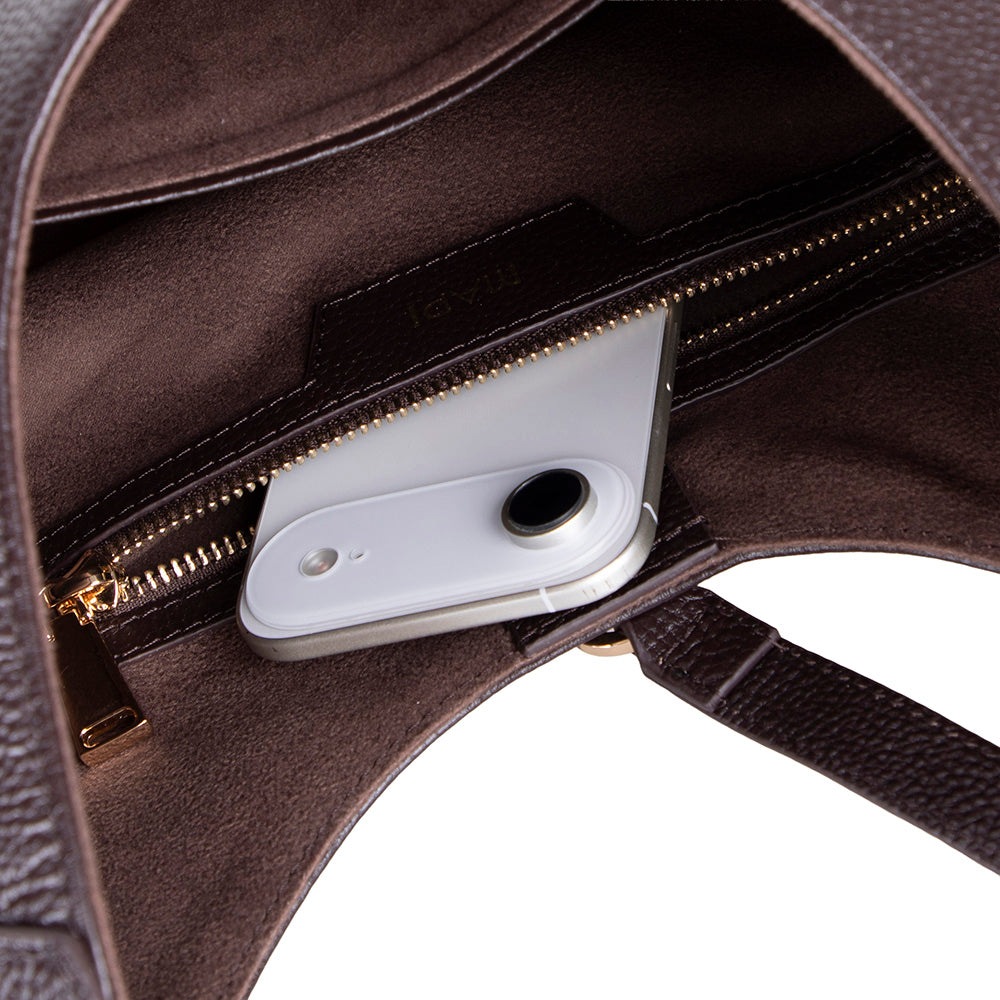 Women's Leather Bag - Rosa