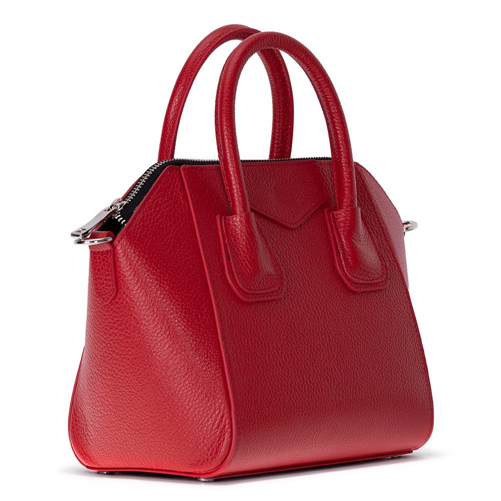 Leather Women's Bag, Small - Lorenza